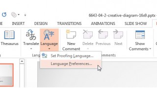 slide language changed on office for mac powerpoint slide